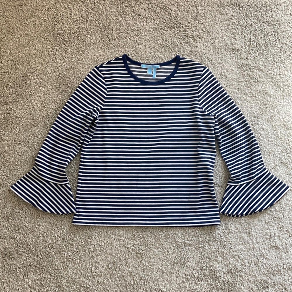 EUC Draper James Stripes Blouse